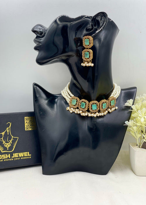 Shop the Kulsoom Heritage Choker Set from Zarosh Jewel