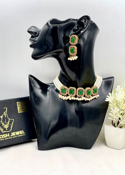 Shop the Kulsoom Heritage Choker Set from Zarosh Jewel