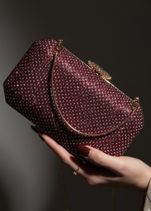 Shop the Kyla Crystal Clutch from Zarosh Jewel