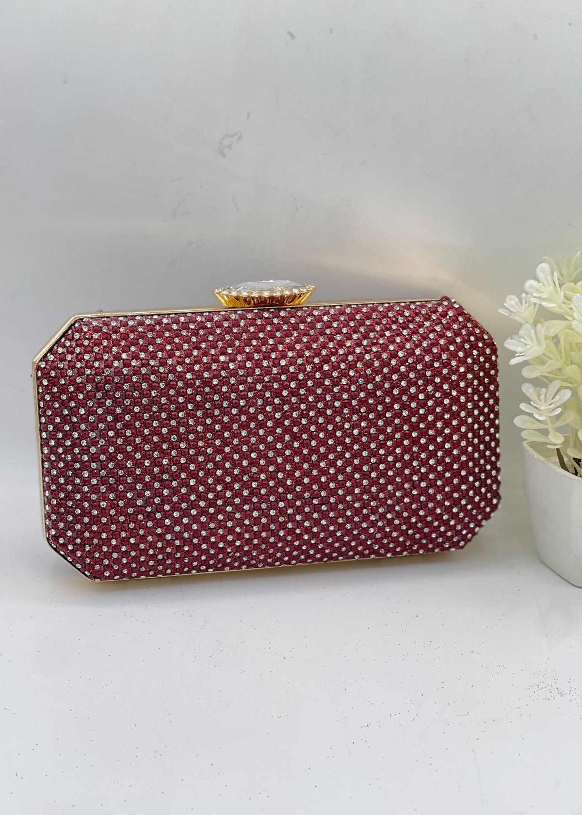Shop the Kyla Crystal Clutch from Zarosh Jewel