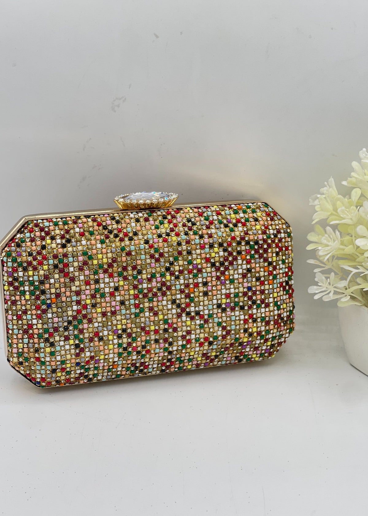Shop the Kyla Crystal Clutch from Zarosh Jewel