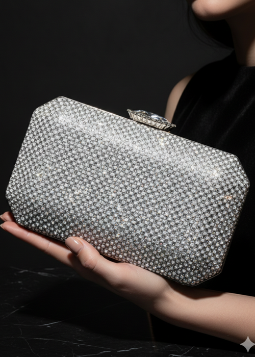 Shop the Kyla Crystal Clutch from Zarosh Jewel