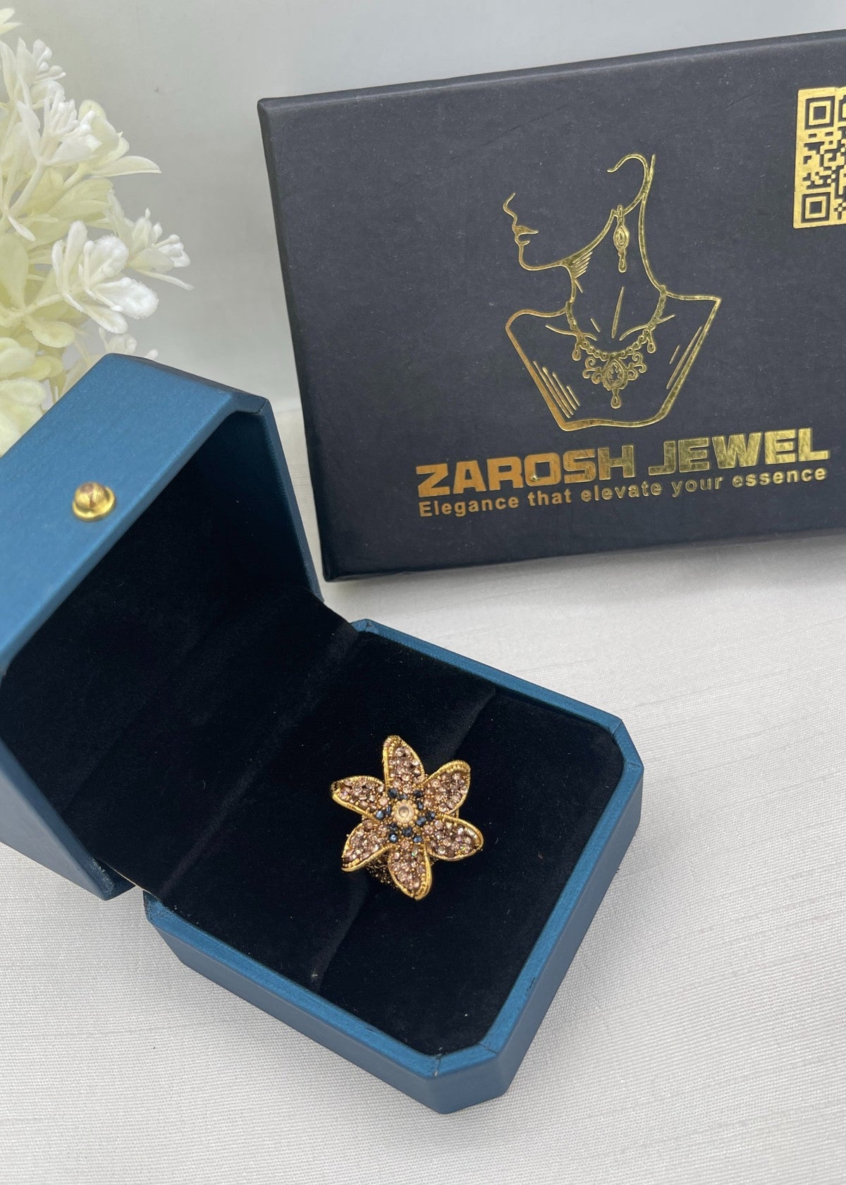 Shop the Laleh Traditional Ring from Zarosh Jewel