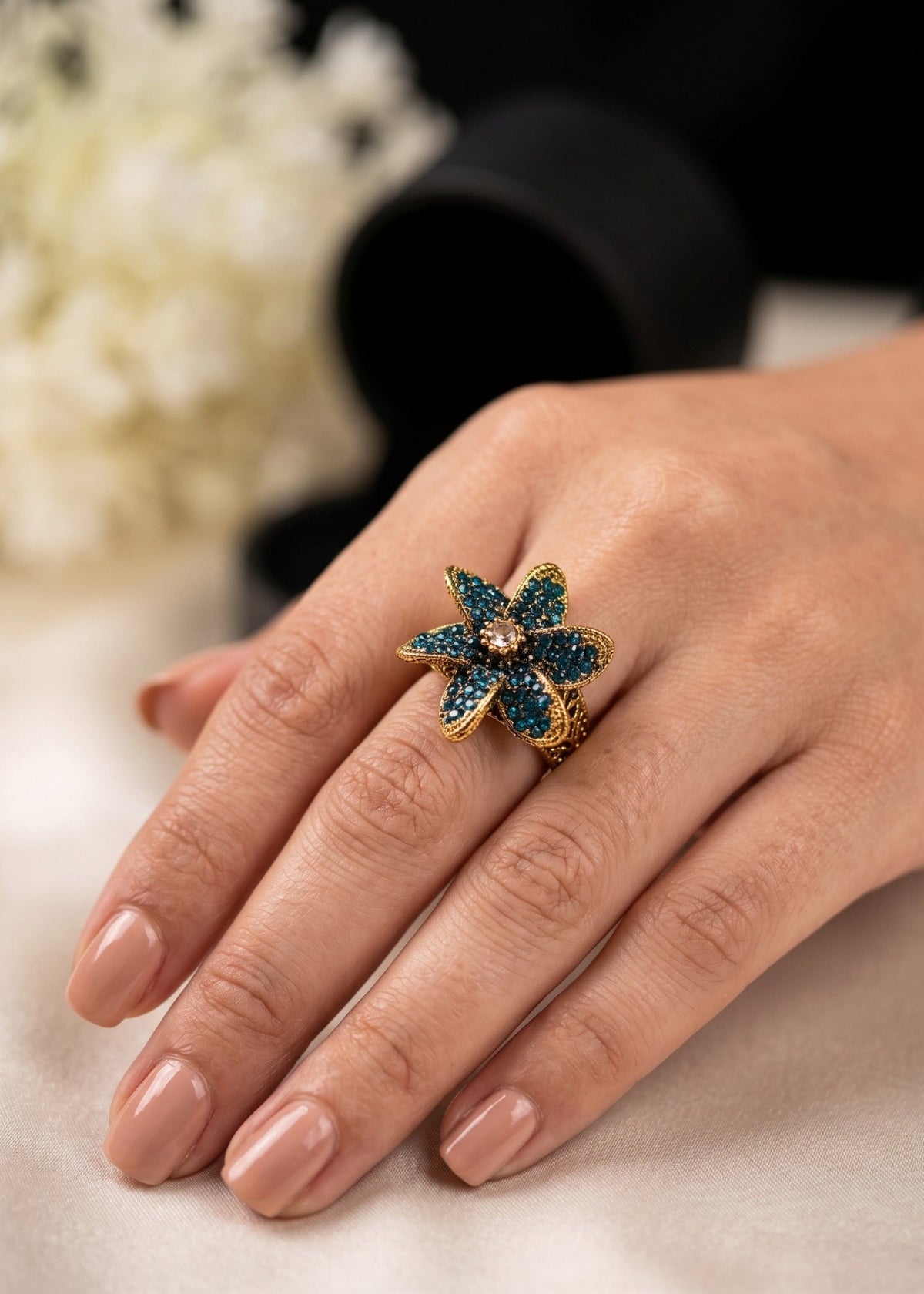 Shop the Laleh Traditional Ring from Zarosh Jewel