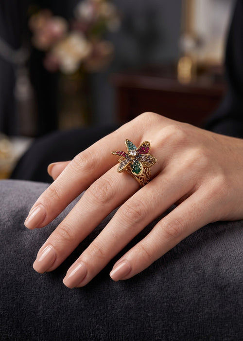 Shop the Laleh Traditional Ring from Zarosh Jewel