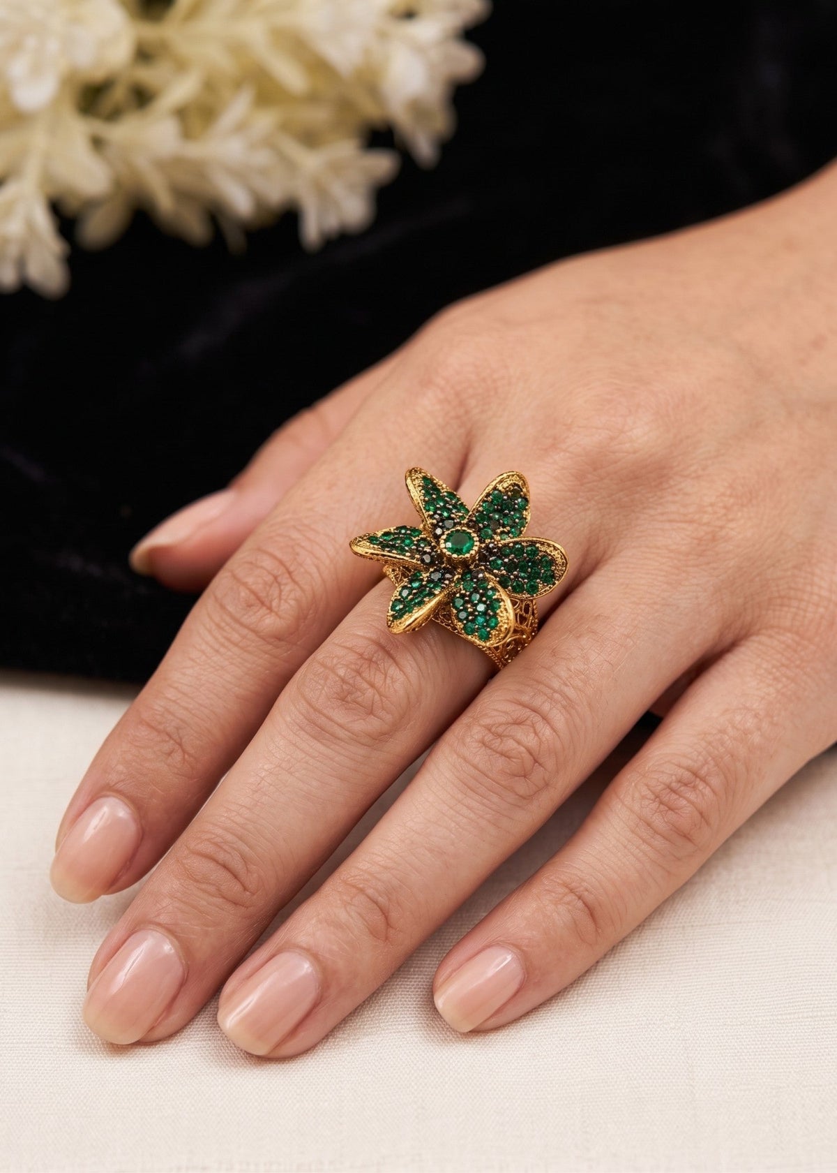 Shop the Laleh Traditional Ring from Zarosh Jewel