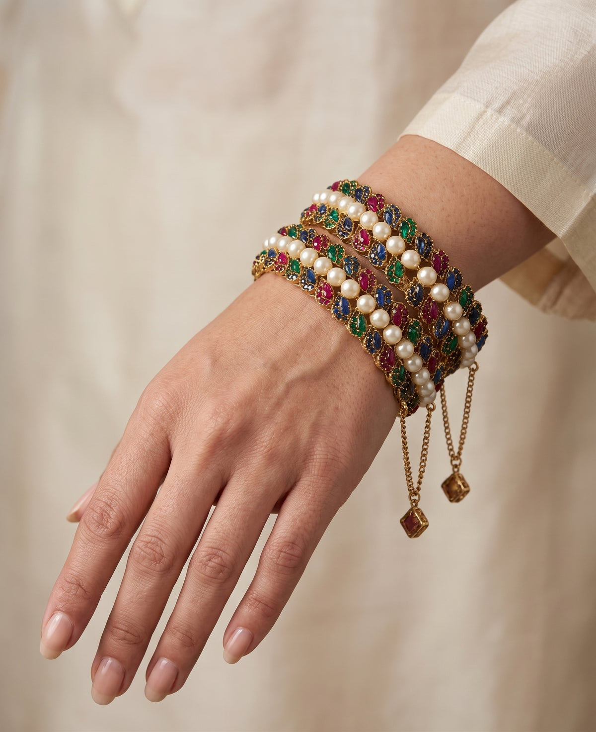 Shop the Lamia Bridal Pair from Zarosh Jewel