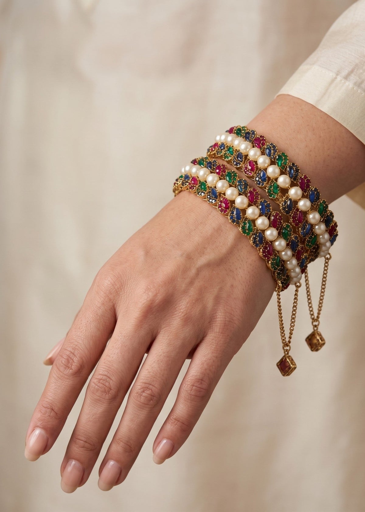 Shop the Lamia Bridal Pair from Zarosh Jewel
