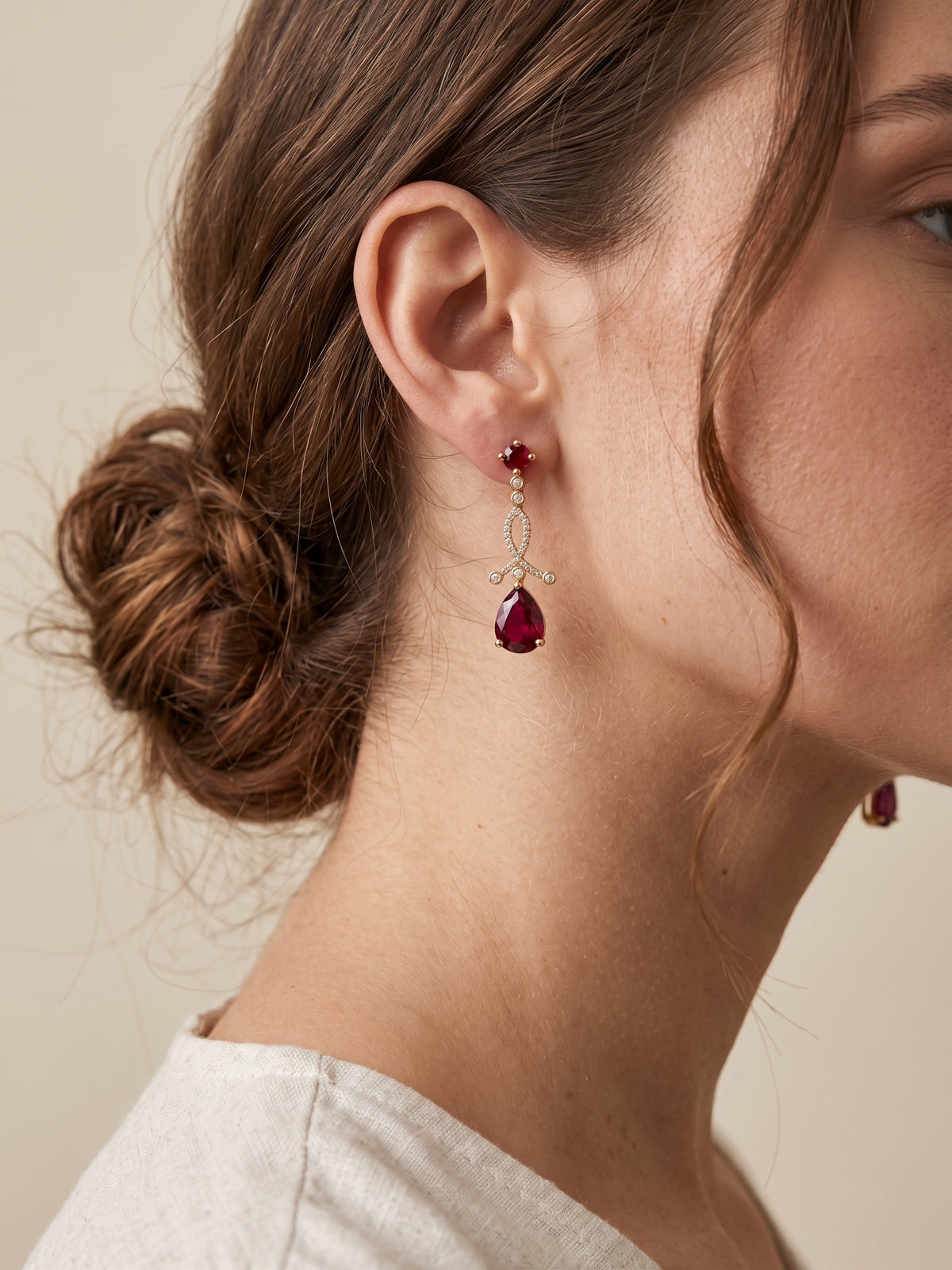 Shop the Lehrein Drop Earrings from Zarosh Jewel