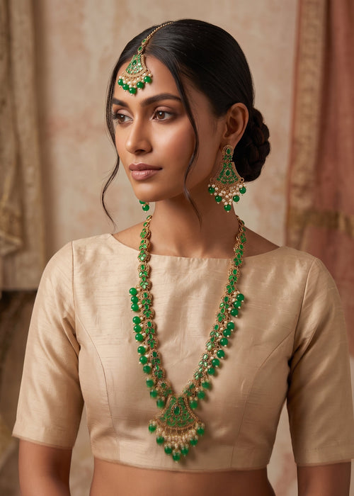 Shop the Lina Heritage Mala Set from Zarosh Jewel