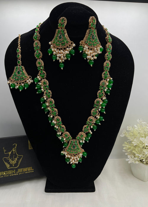Shop the Lina Heritage Mala Set from Zarosh Jewel