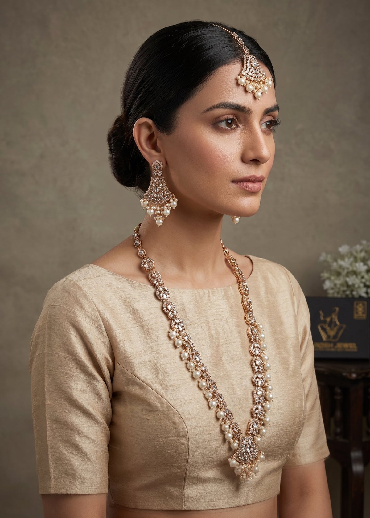 Shop the Lina Heritage Mala Set from Zarosh Jewel