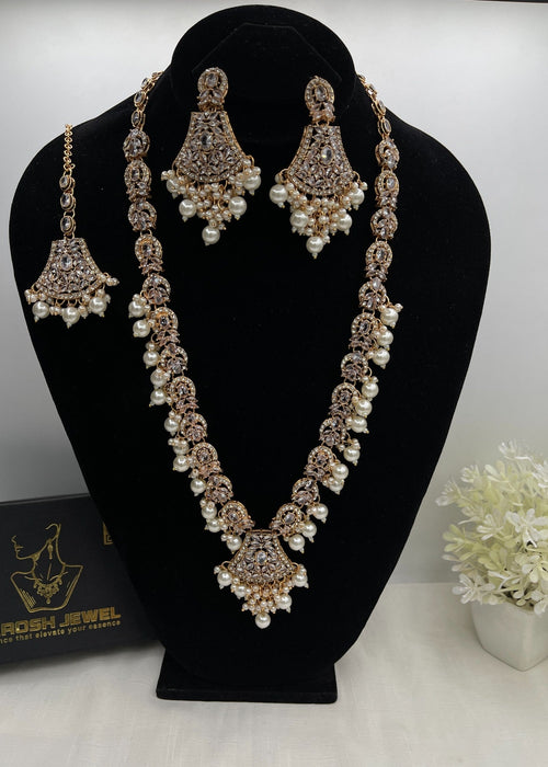 Shop the Lina Heritage Mala Set from Zarosh Jewel