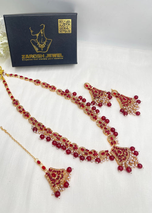 Shop the Lina Heritage Mala Set from Zarosh Jewel