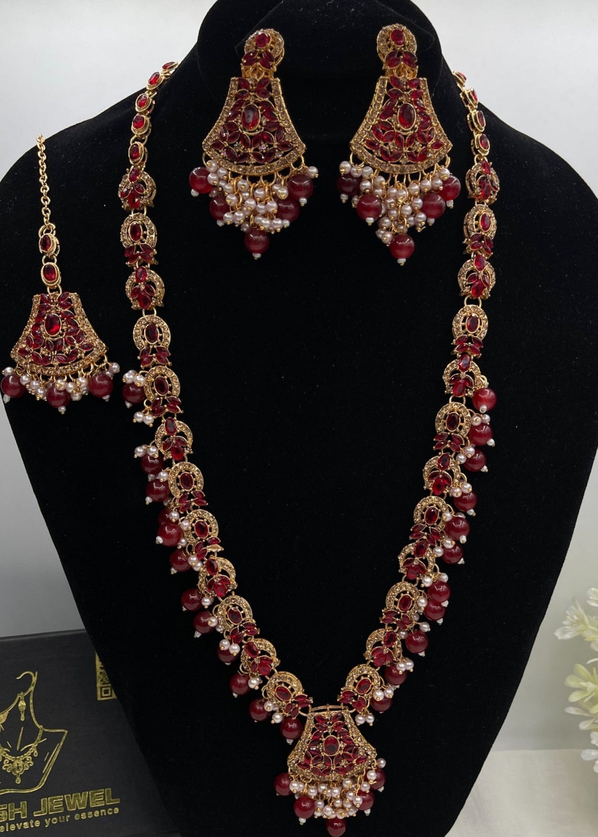 Shop the Lina Heritage Mala Set from Zarosh Jewel