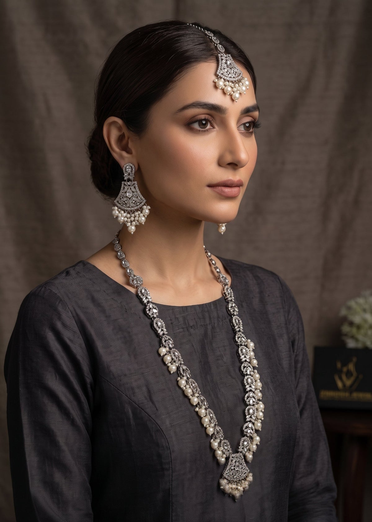 Lina Heritage Mala Set by Zarosh Jewel