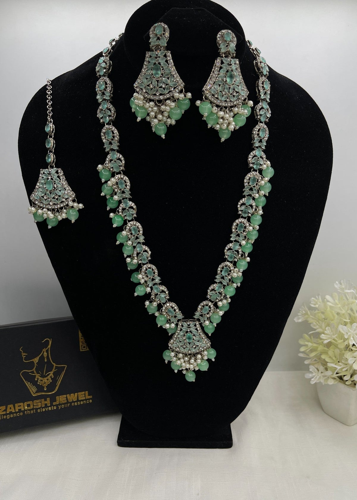 Shop the Lina Heritage Mala Set from Zarosh Jewel