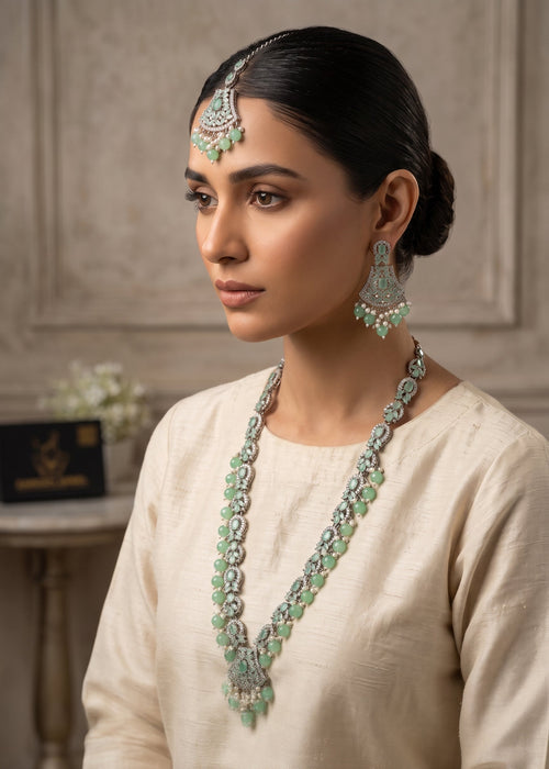 Shop the Lina Heritage Mala Set from Zarosh Jewel