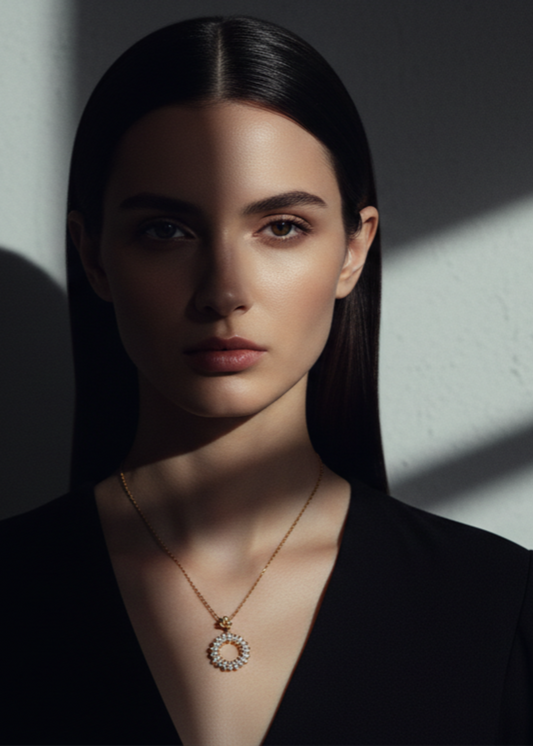 Liyana Pendant Necklace by Zarosh Jewel