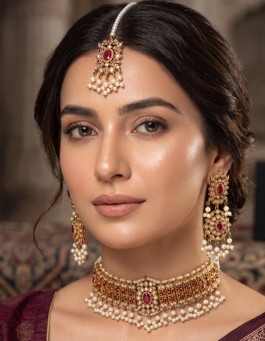 Shop the Liza Elegent choker Set from Zarosh Jewel