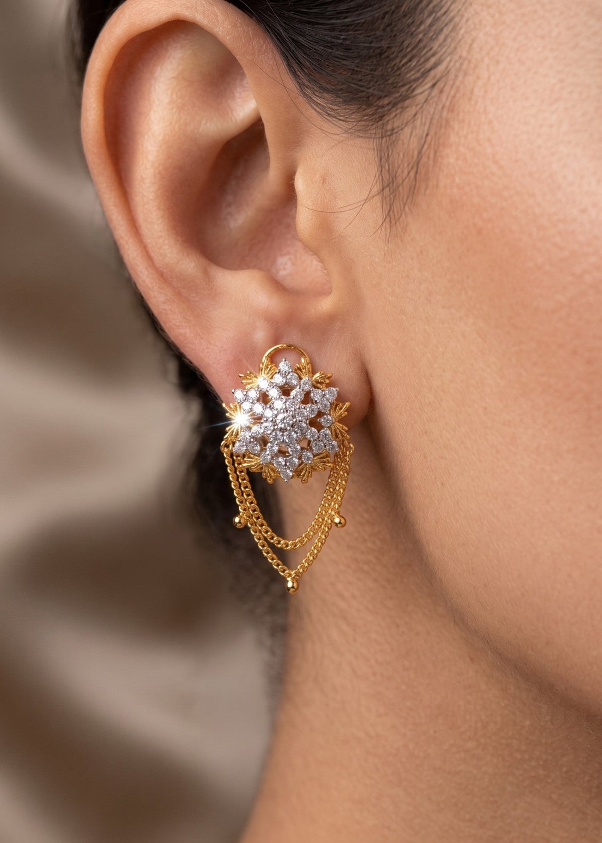 Shop the Lubaba Traditional Earring from Zarosh Jewel