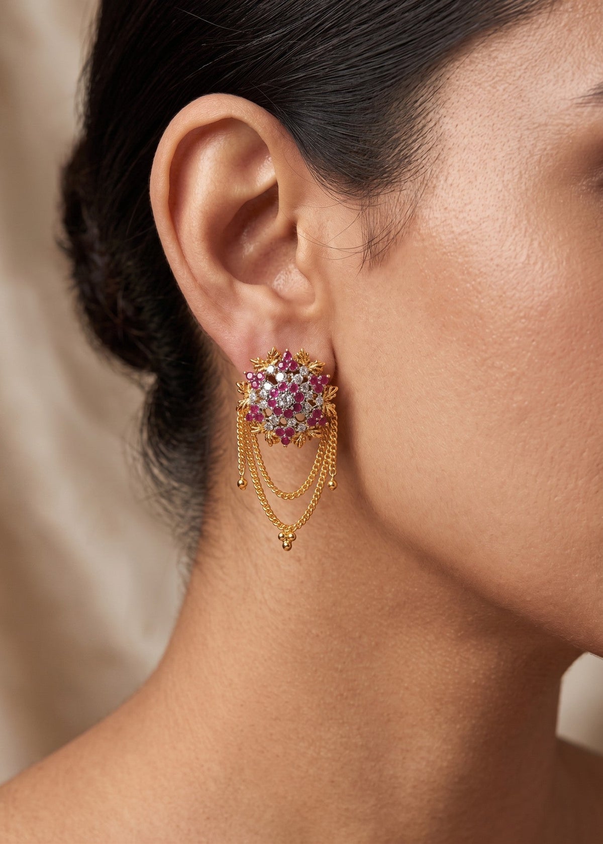 Shop the Lubaba Traditional Earring from Zarosh Jewel