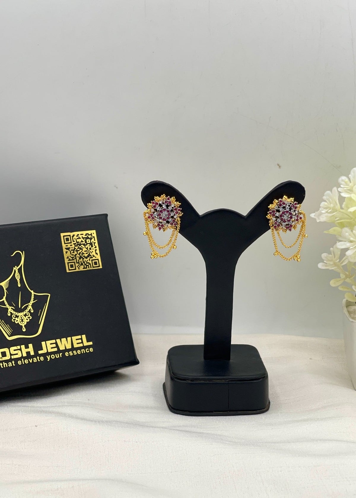 Shop the Lubaba Traditional Earring from Zarosh Jewel