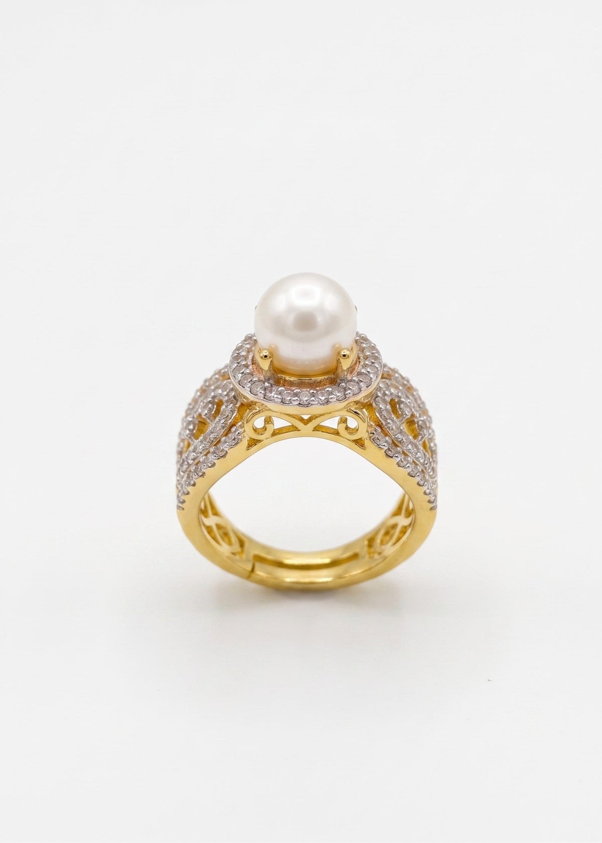 Shop the Lubna Gold Plated Ring from Zarosh Jewel