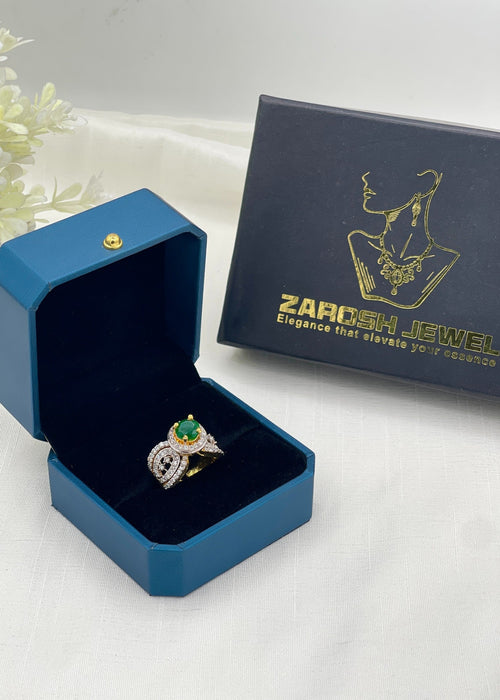 Shop the Lubna Gold Plated Ring from Zarosh Jewel