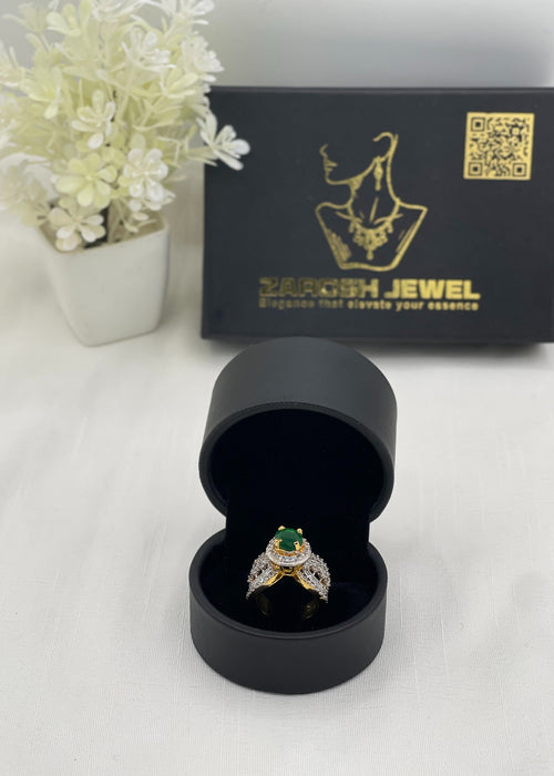 Shop the Lubna Gold Plated Ring from Zarosh Jewel