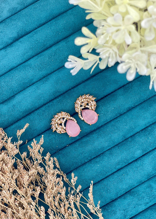Shop the Luna Crystal Drop Earrings from Zarosh Jewel