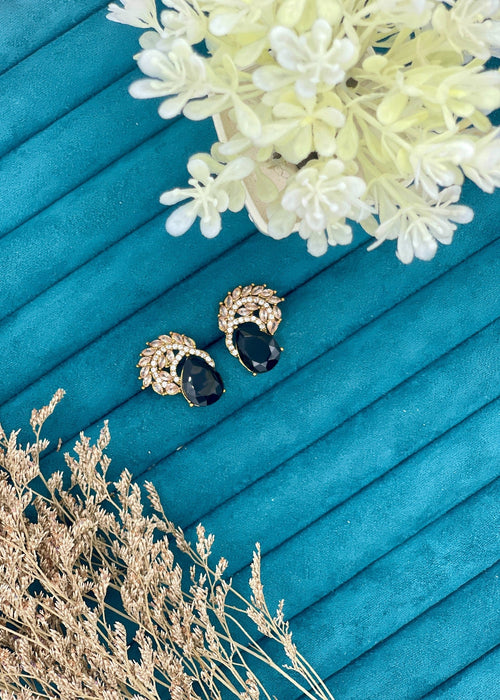 Shop the Luna Crystal Drop Earrings from Zarosh Jewel