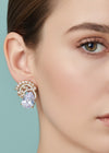Shop the Luna Crystal Drop Earrings from Zarosh Jewel