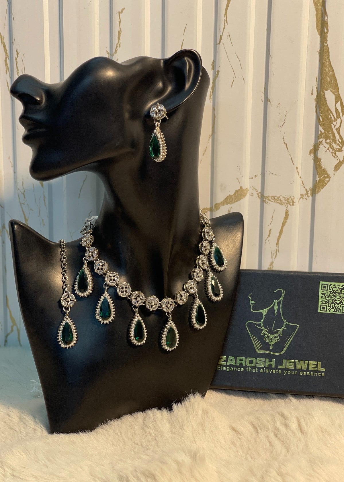 Shop the Luna Necklace Set from Zarosh Jewel