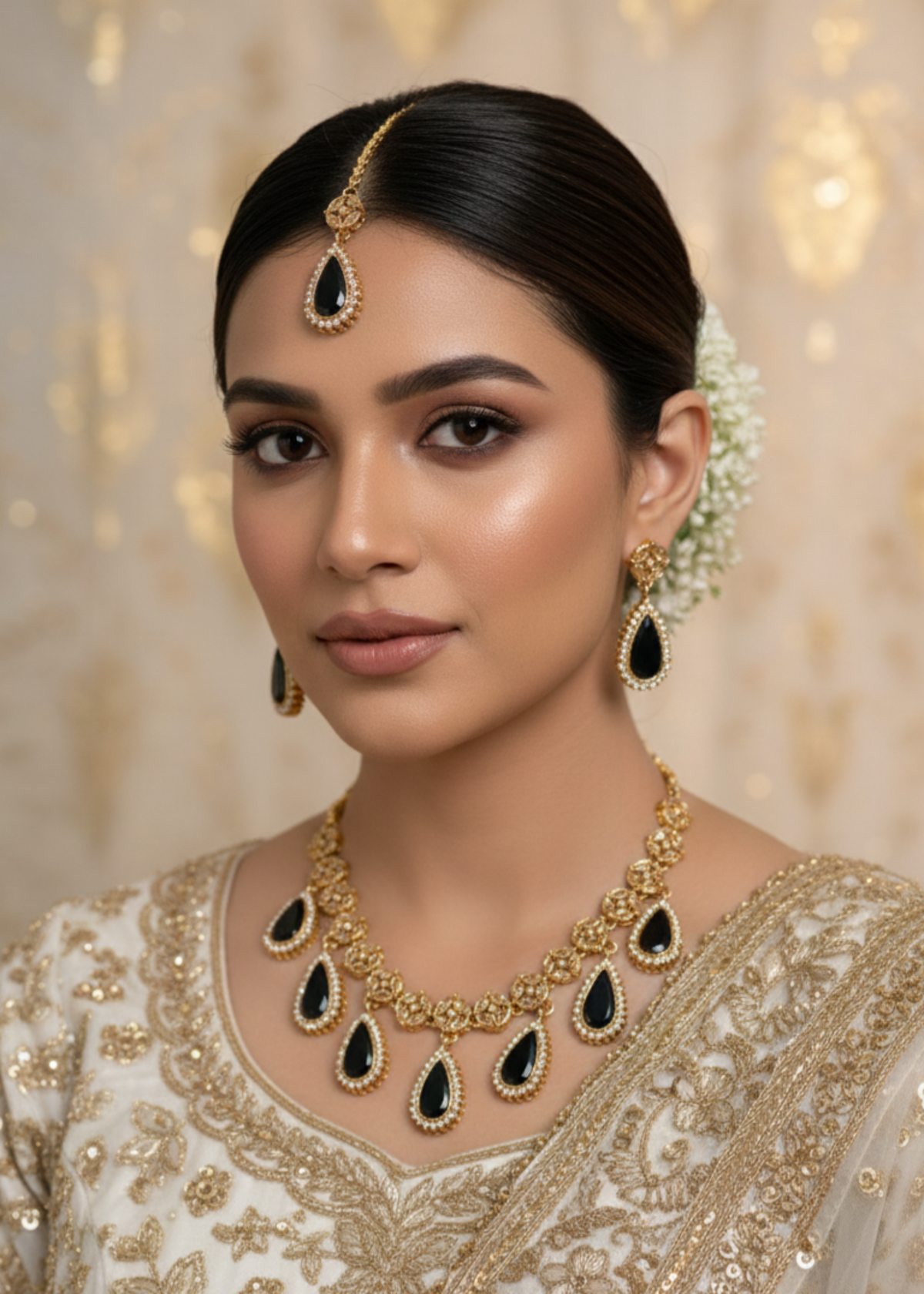 Shop the Luna Necklace Set from Zarosh Jewel