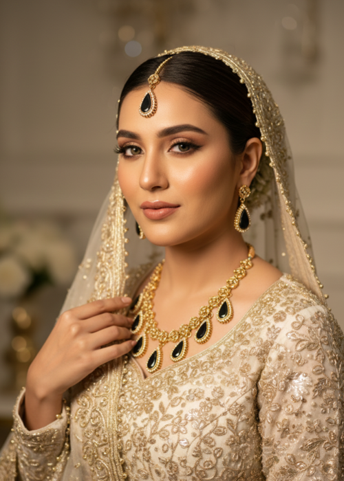 Shop the Luna Necklace Set from Zarosh Jewel