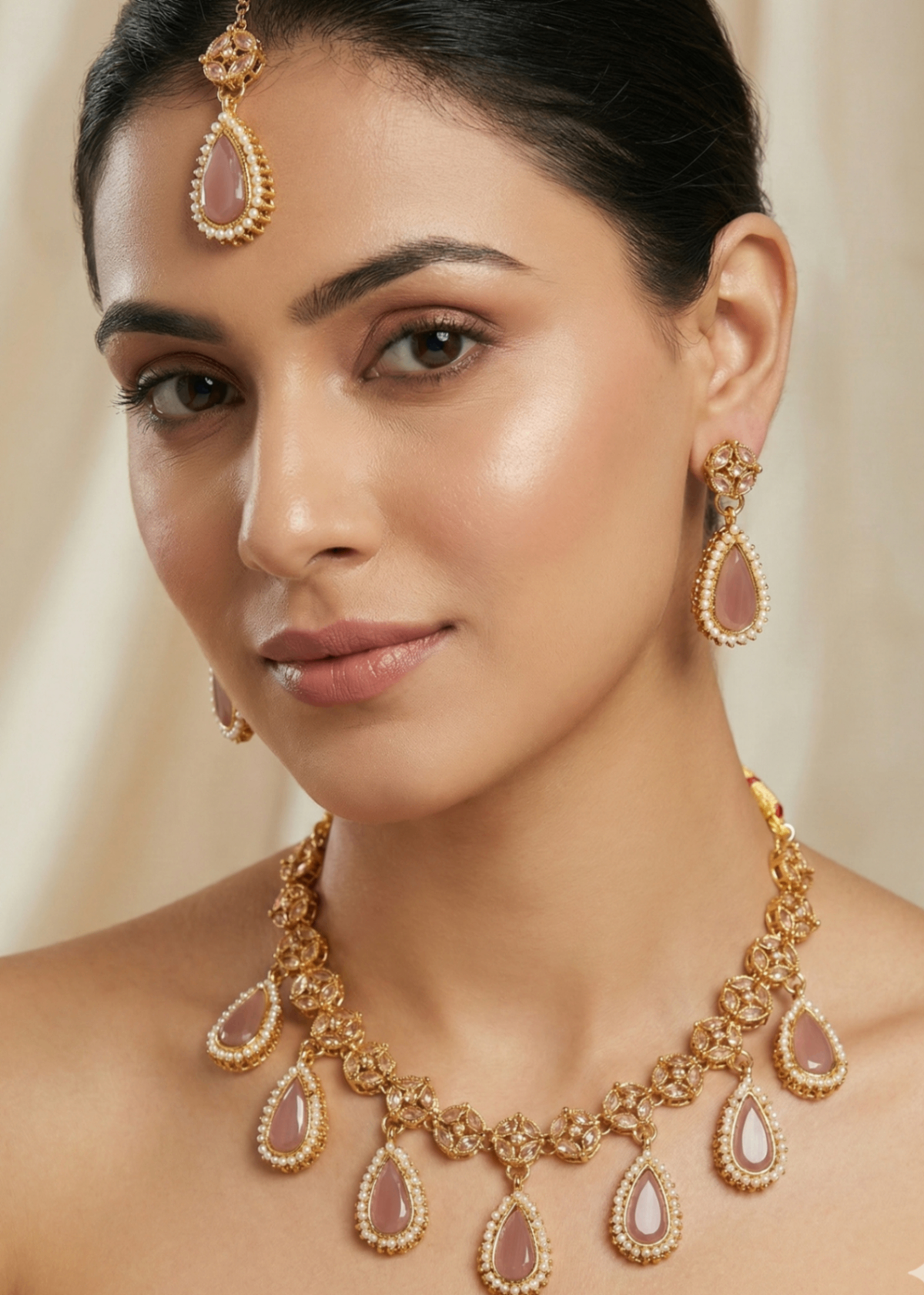 Shop the Luna Necklace Set from Zarosh Jewel