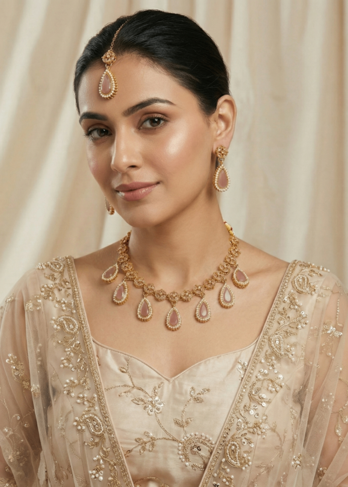 Shop the Luna Necklace Set from Zarosh Jewel