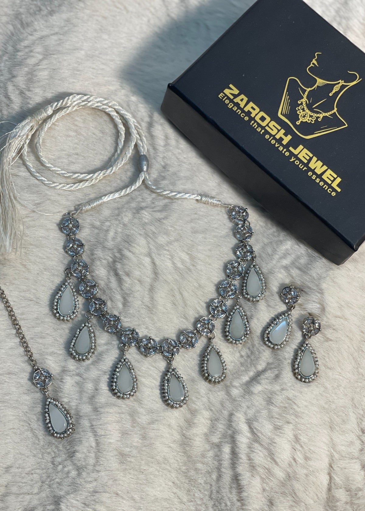 Shop the Luna Necklace Set from Zarosh Jewel