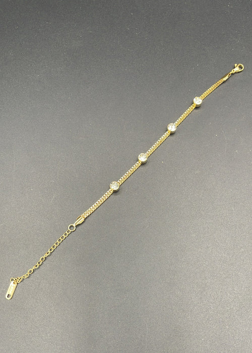 Shop the Lustre Line Gold Bracelet from Zarosh Jewel