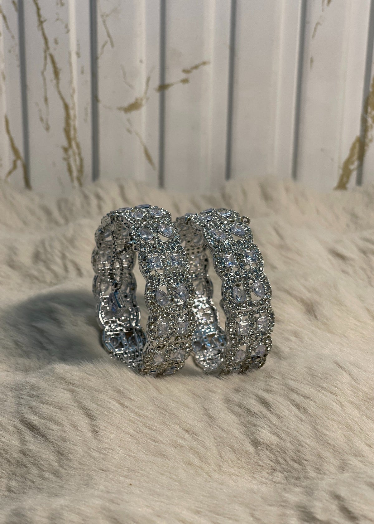 Shop the Luxe Radiant Bangles Openable from Zarosh Jewel