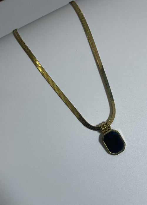 Shop the Luxe Snake Chain Pendant from Zarosh Jewel
