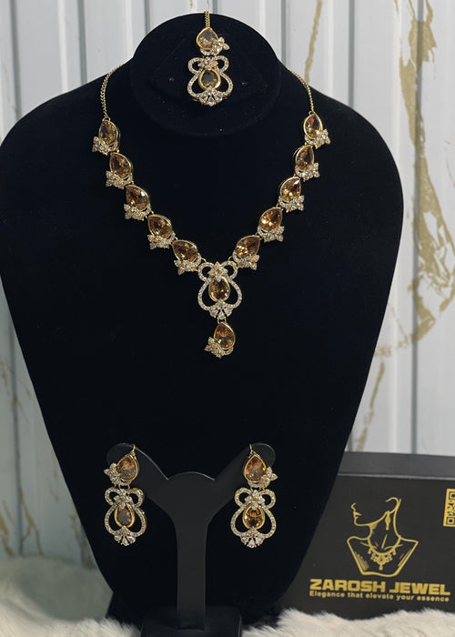 Shop the Lyra Necklace Set from Zarosh Jewel