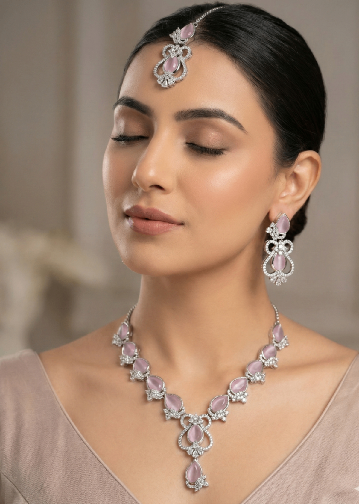 Shop the Lyra Necklace Set from Zarosh Jewel