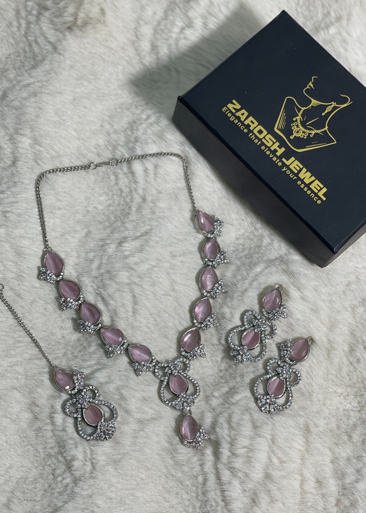 Shop the Lyra Necklace Set from Zarosh Jewel
