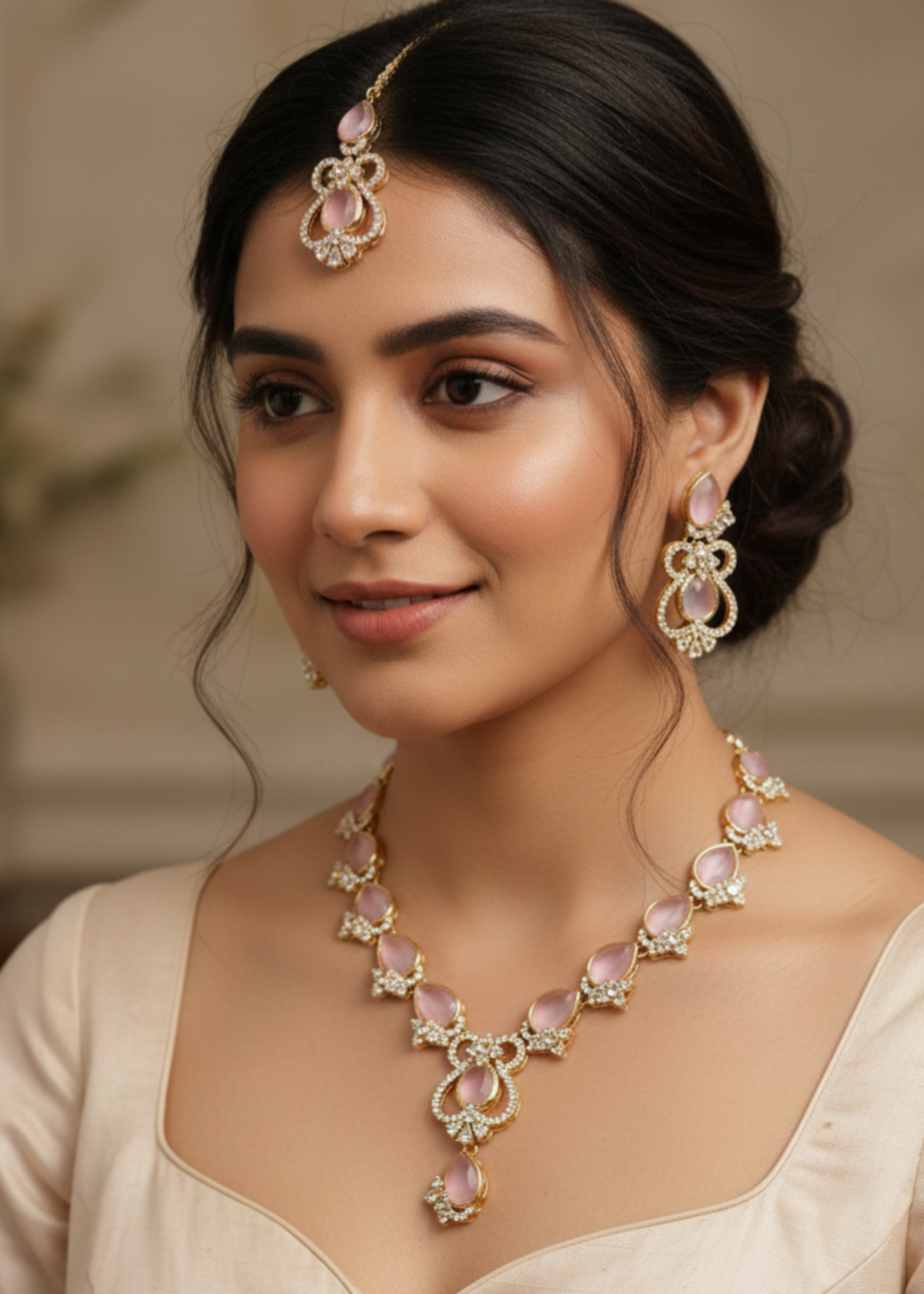 Shop the Lyra Necklace Set from Zarosh Jewel