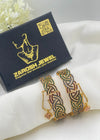 Shop the Madiha Openable Bangle Set from Zarosh Jewel