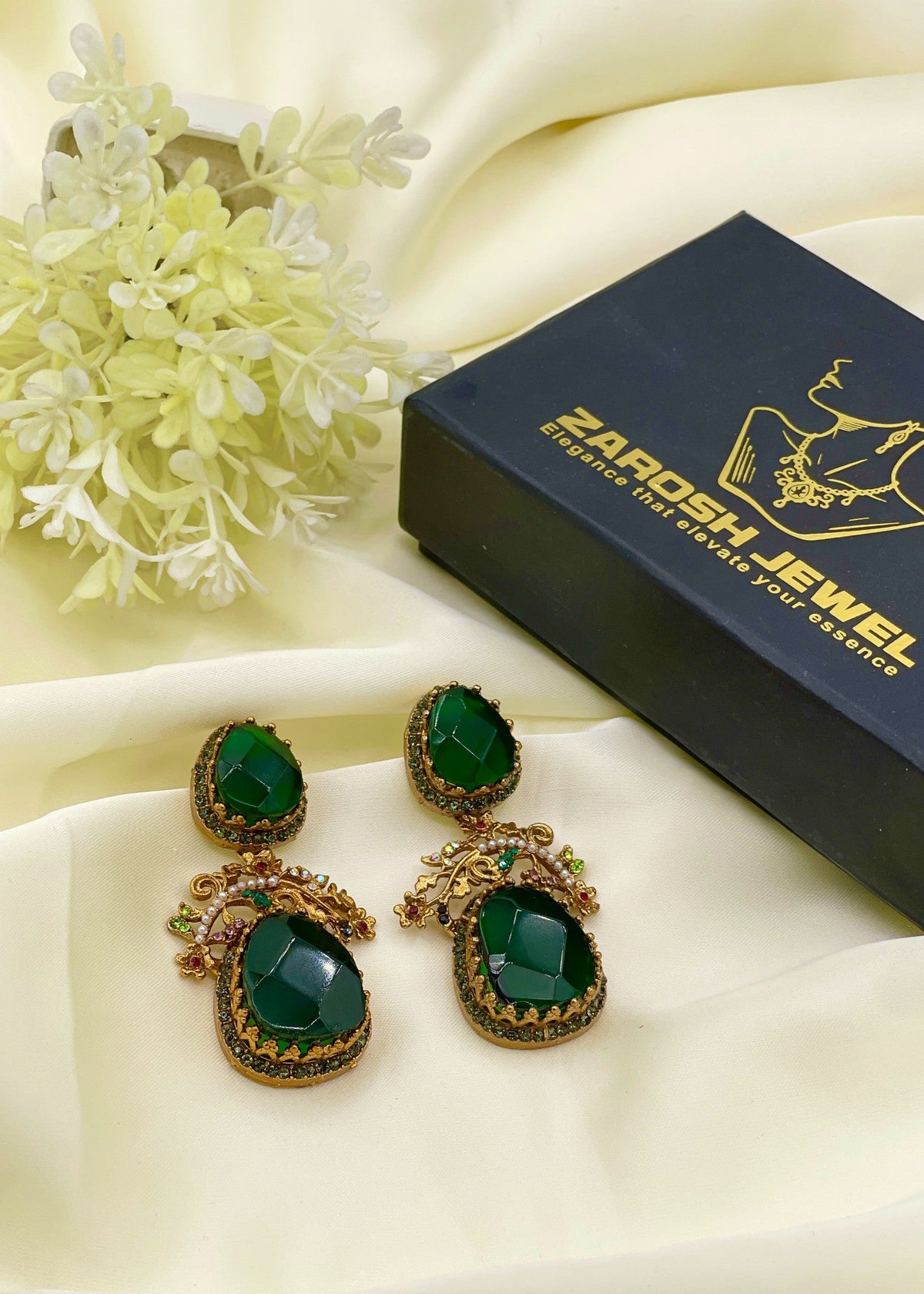 Shop the Maham Grand Drops from Zarosh Jewel