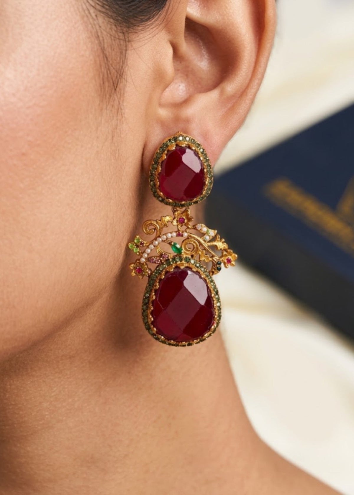 Shop the Maham Grand Drops from Zarosh Jewel