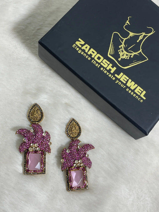 Maharaja Dangle Earrings | ZAROSH JEWEL